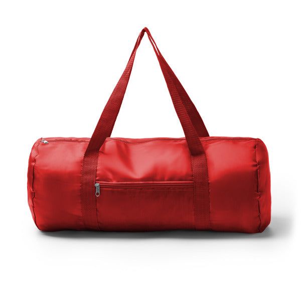 Stamina MANLEY 290T RPET sports bag in red - promotional merchandise printed with your company logo