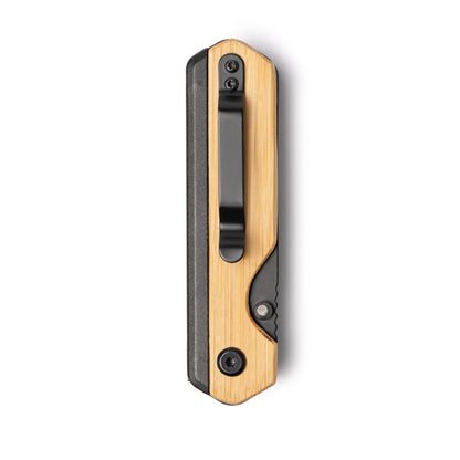 Stamina ROLDI Stainless steel and bamboo multi-tool in beige - promotional merchandise printed with your company logo