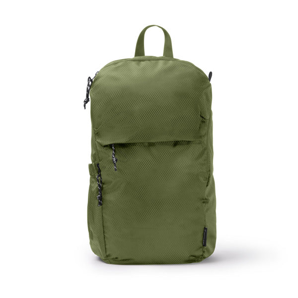 Stamina TRAXLER RPET backpack in dark green - promotional merchandise printed with your company logo
