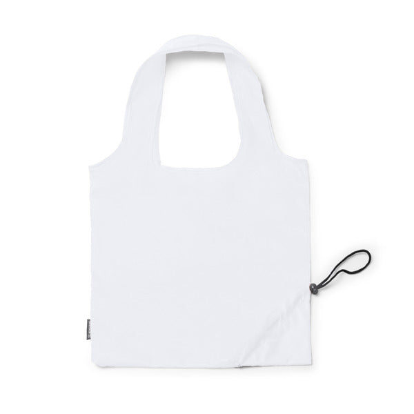 Stamina LEZOX 190T RPET shopping bag in white - promotional merchandise printed with your company logo