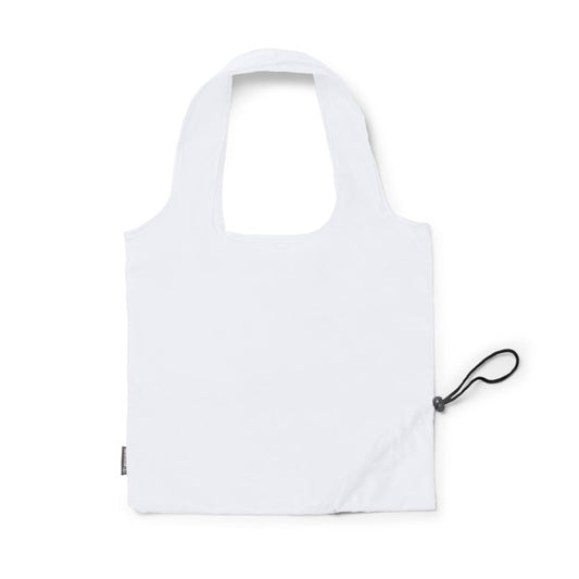 Stamina LEZOX 190T RPET shopping bag in white - promotional merchandise printed with your company logo