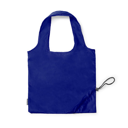 Stamina LEZOX 190T RPET shopping bag in navy blue - promotional merchandise printed with your company logo