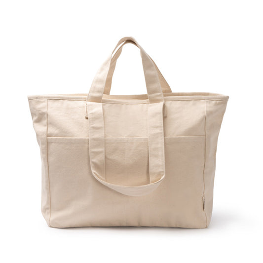 Stamina TONGA Recycled cotton tote bag in beige - promotional merchandise printed with your company logo