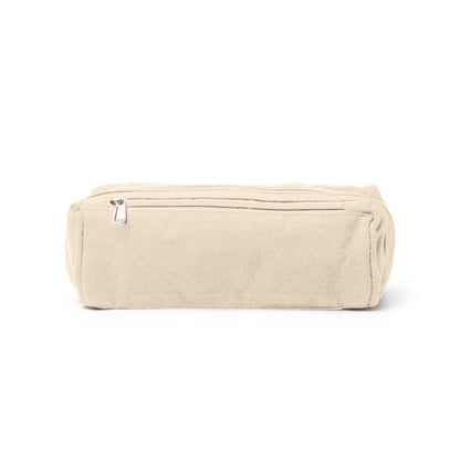 Stamina BIYUR Recycled cotton toiletry bag in beige - promotional merchandise printed with your company logo