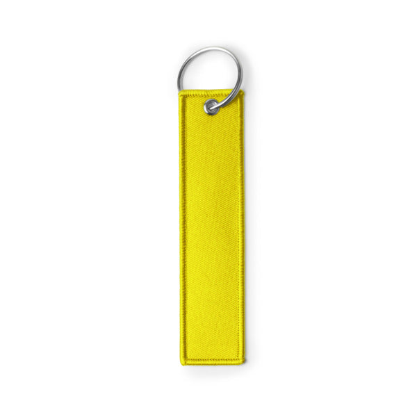 Stamina TOMCAT Metal and RPET keyring in yellow - promotional merchandise printed with your company logo
