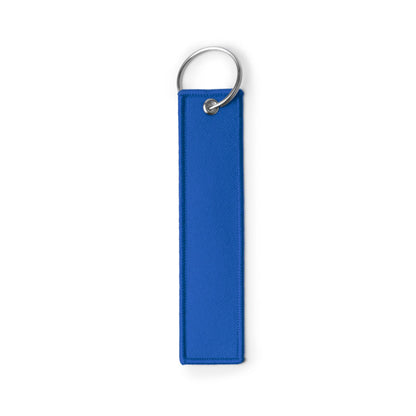 Stamina TOMCAT Metal and RPET keyring in royal blue - promotional merchandise printed with your company logo