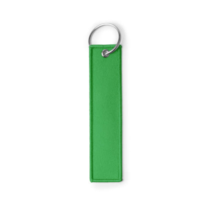 Stamina TOMCAT Metal and RPET keyring in fern green - promotional merchandise printed with your company logo
