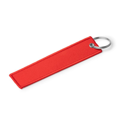 Stamina TOMCAT Metal and RPET keyring in white - promotional merchandise printed with your company logo