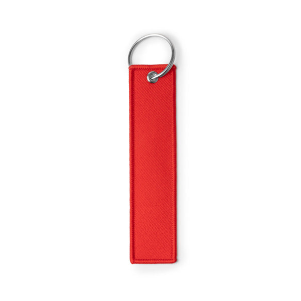 Stamina TOMCAT Metal and RPET keyring in red - promotional merchandise printed with your company logo