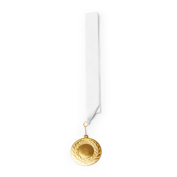 Stamina LEDEKI Metal medal in white - promotional merchandise printed with your company logo