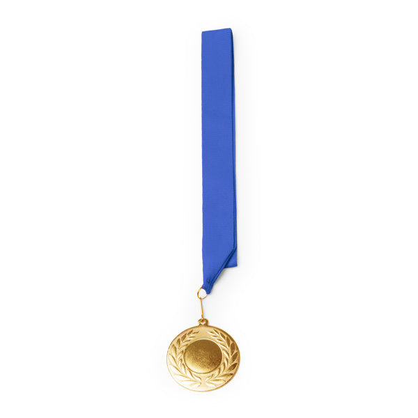 Stamina LEDEKI Metal medal in royal blue - promotional merchandise printed with your company logo