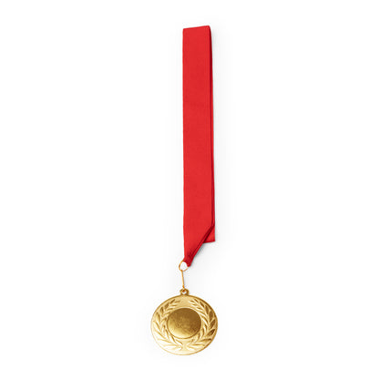 Stamina LEDEKI Metal medal in red - promotional merchandise printed with your company logo