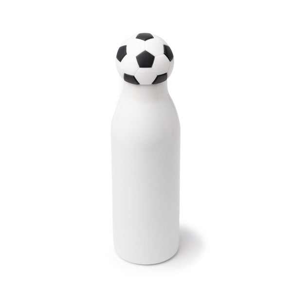 Stamina FAFIK Stainless steel and PP thermal bottle 550 ml in basketball - promotional merchandise printed with your company