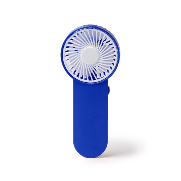 Stamina PISTOL ABS hand fan in royal blue - promotional merchandise printed with your company logo