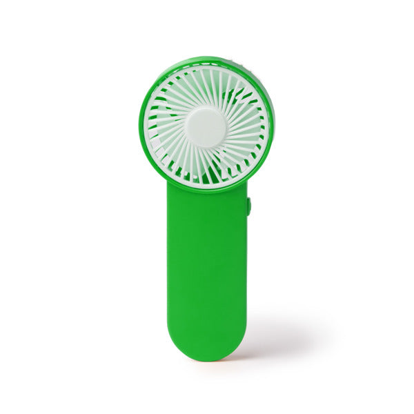 Stamina PISTOL ABS hand fan in fern green - promotional merchandise printed with your company logo