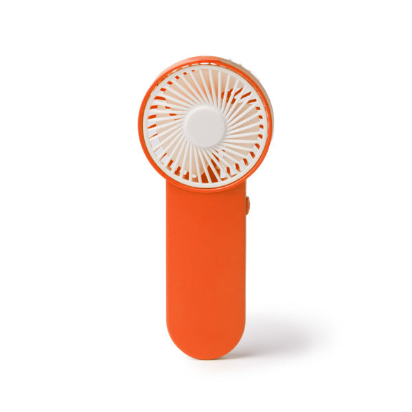 Stamina PISTOL ABS hand fan in orange - promotional merchandise printed with your company logo