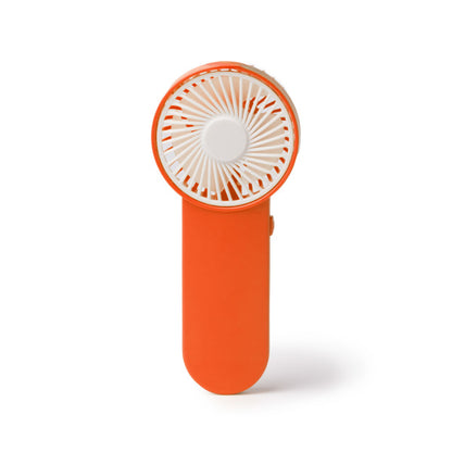 Stamina PISTOL ABS hand fan in orange - promotional merchandise printed with your company logo