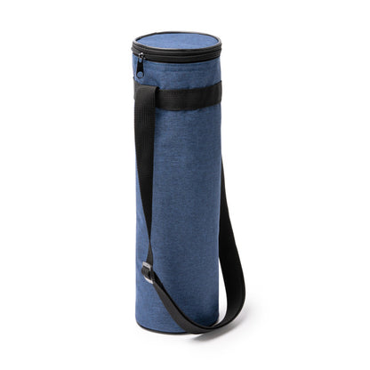 Stamina YONEK 600D RPET cooler bag in heather black - promotional merchandise printed with your company logo