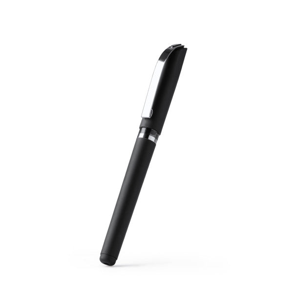 Stamina CORMAK ABS ball pen in black - promotional merchandise printed with your company logo