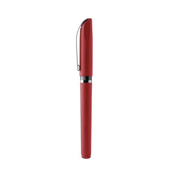 Stamina CORMAK ABS ball pen in dark red - promotional merchandise printed with your company logo