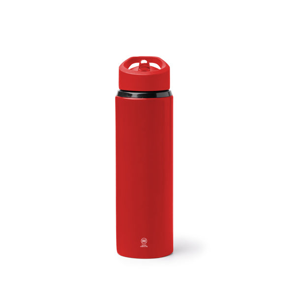 Stamina TATLON Recycled stainless steel bottle 700 ml in red - promotional merchandise printed with your company logo