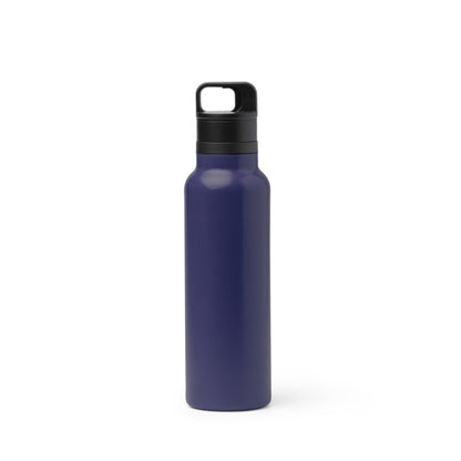 Stamina BITMAN Recycled stainless steel thermal bottle in navy blue - promotional merchandise printed with your company logo