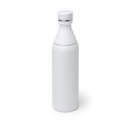 Stamina BLOSON Stainless steel thermal bottle 550 ml in white - promotional merchandise printed with your company logo