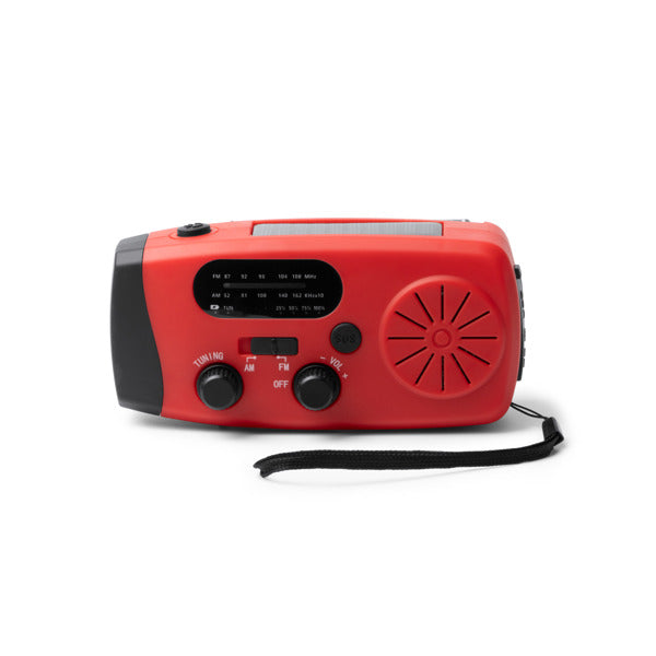 Stamina NEVIL ABS Bluetooth speaker in red - promotional merchandise printed with your company logo
