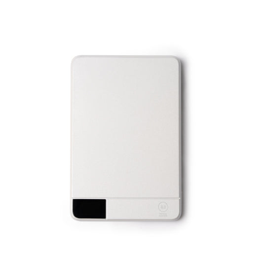Stamina PROMAX Recycled aluminium and PC power bank 5000 mAh in pearl white - promotional merchandise printed with your