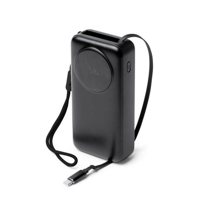 Stamina PERAL ABS power bank 20000 mAh in white - promotional merchandise printed with your company logo
