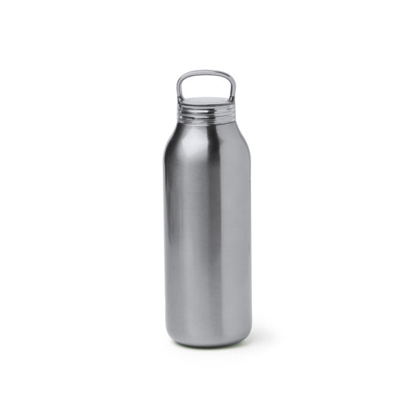 Stamina BONTAX Stainless steel and PS thermal bottle 500 ml in silver - promotional merchandise printed with your company