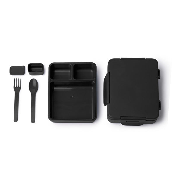 Stamina COMIX PP lunch box in black - promotional merchandise printed with your company logo