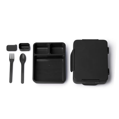 Stamina COMIX PP lunch box in black - promotional merchandise printed with your company logo