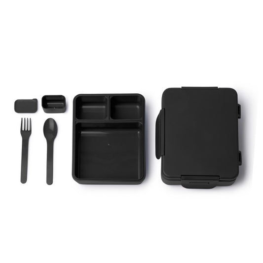 Stamina COMIX PP lunch box in black - promotional merchandise printed with your company logo