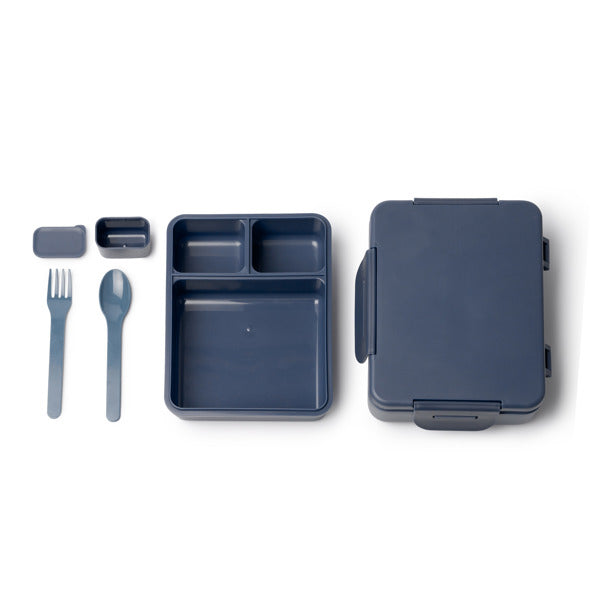 Stamina COMIX PP lunch box in navy blue - promotional merchandise printed with your company logo