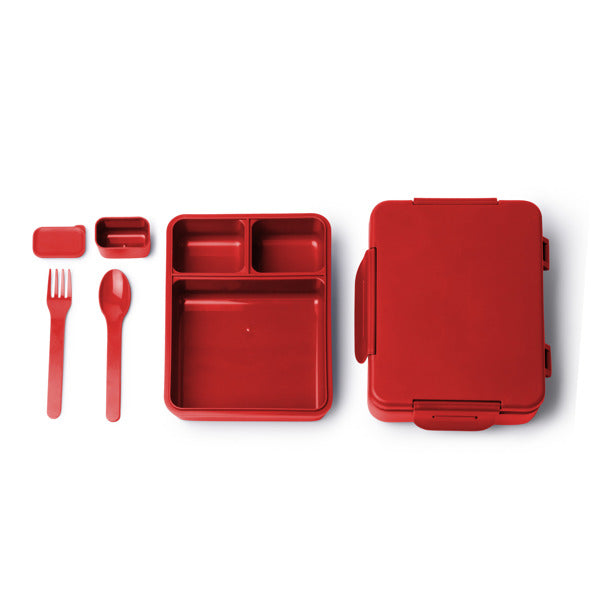 Stamina COMIX PP lunch box in red - promotional merchandise printed with your company logo