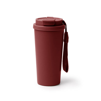 Stamina FOLNER Recycled stainless steel thermal cup 500 ml in dark red - promotional merchandise printed with your company