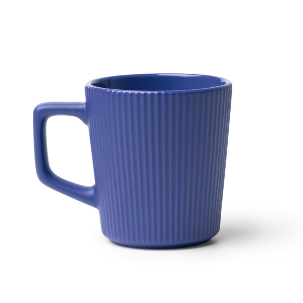Stamina BUKS Ceramic mug 320 ml in navy blue - promotional merchandise printed with your company logo