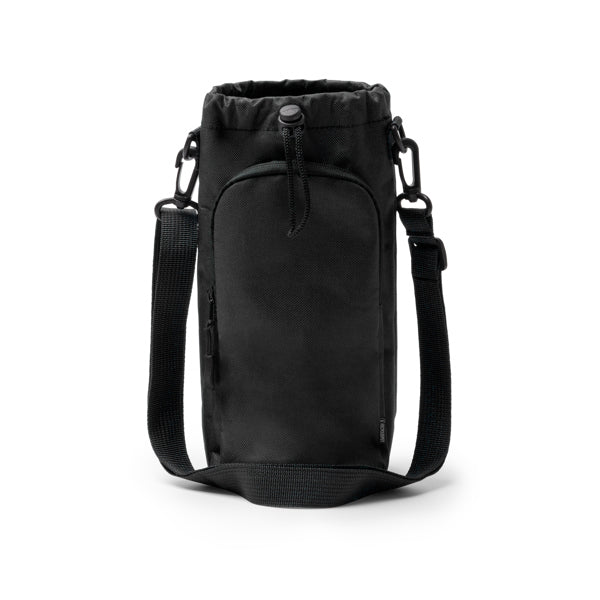 Stamina TRAMER 600D RPET shopping bag in black - promotional merchandise printed with your company logo