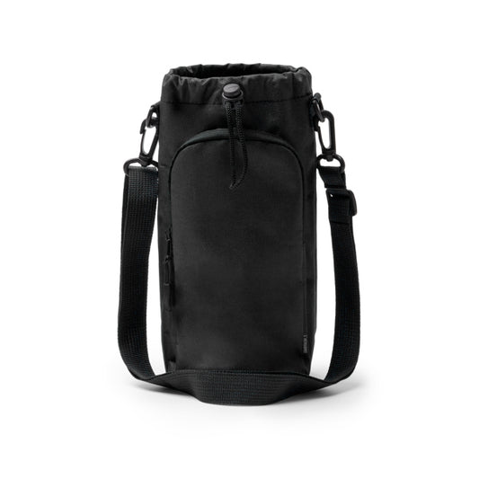 Stamina TRAMER 600D RPET shopping bag in black - promotional merchandise printed with your company logo