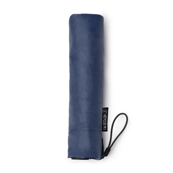 Stamina GRAZ RPET umbrella in navy blue - promotional merchandise printed with your company logo