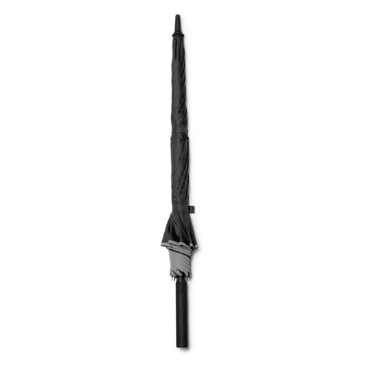 Stamina LINZ RPET umbrella in black - promotional merchandise printed with your company logo