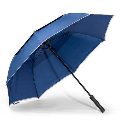 Stamina LINZ RPET umbrella in black - promotional merchandise printed with your company logo
