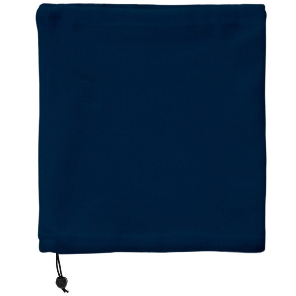 Stamina NUKKA Polyester fleece neck warmer in navy blue - promotional merchandise printed with your company logo