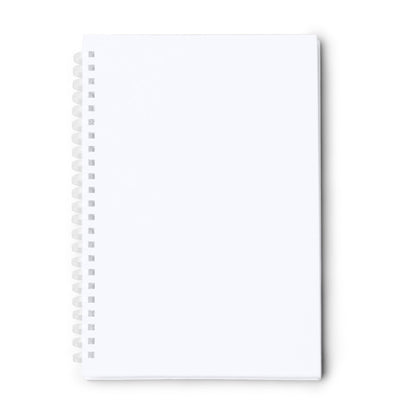 Stamina MISTROL RPET notebook A5 in white - promotional merchandise printed with your company logo