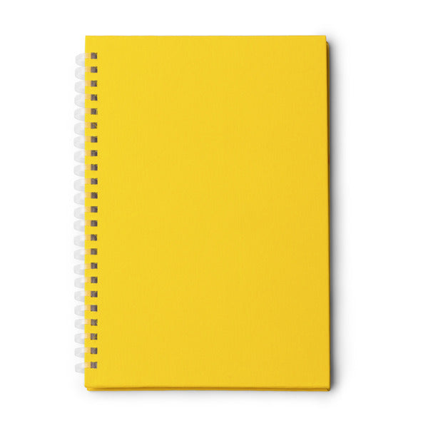 Stamina MISTROL RPET notebook A5 in yellow - promotional merchandise printed with your company logo