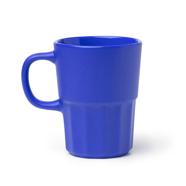 Stamina LUNGER Ceramic mug 450 ml in royal blue - promotional merchandise printed with your company logo