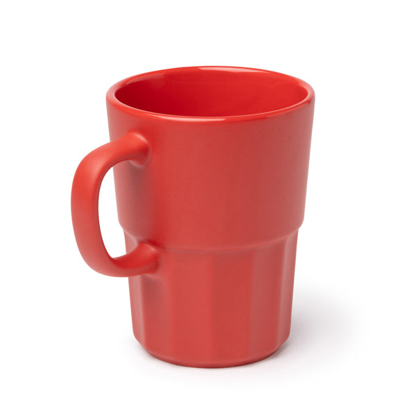 Stamina LUNGER Ceramic mug 450 ml in white - promotional merchandise printed with your company logo
