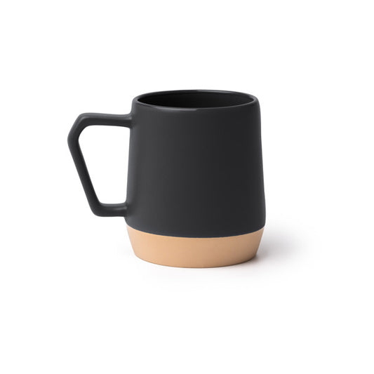 Stamina TIDAK Ceramic mug 320 ml in black - promotional merchandise printed with your company logo
