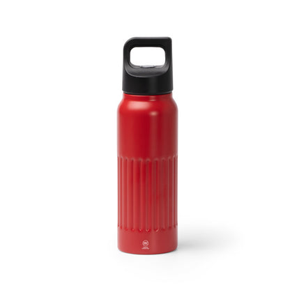 Stamina MORONI Recycled stainless steel thermal bottle in dark red - promotional merchandise printed with your company logo